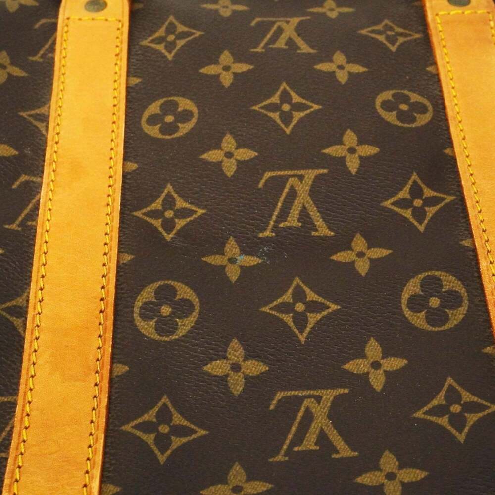 LOUIS VUITTON Brown Monogram Keepall 55 Boston Bag - Picture 11 of 16